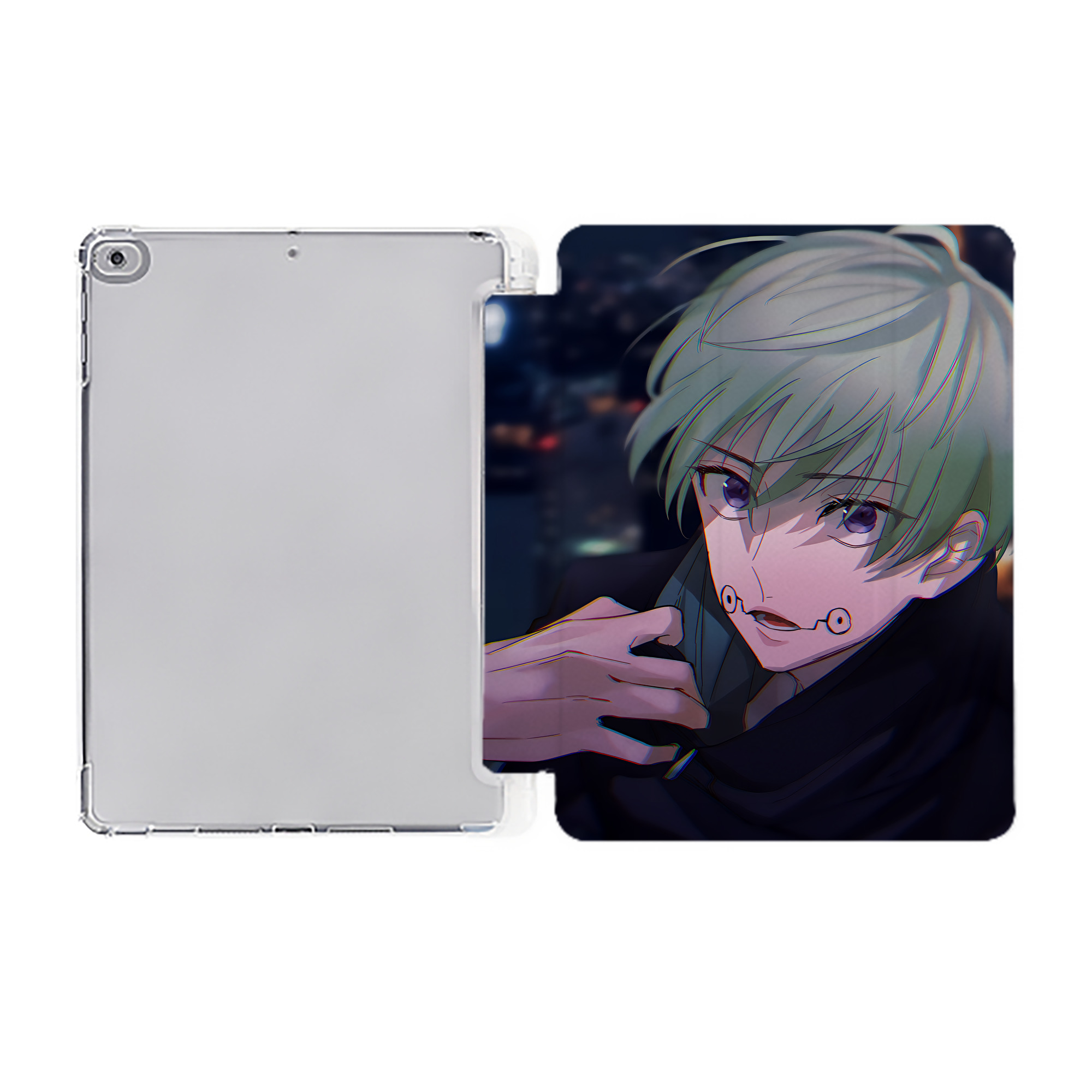 （画像用） SPY×FAMILY间谍家家酒 IPad ケース ペン収納付き 三つ折りスタンド PUレザー×シリコン 対応機種9.5/10.5/10.9インチ